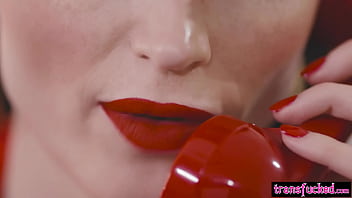 TransFucked.com - Big cock shemale boss Natalie Mars fucks hot blonde assistant Kenna James