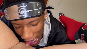 Shinobi Eats Pussy With Hersheys Carmel Syrup