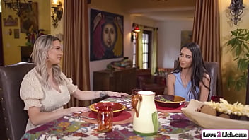 Love2Lick.com - Latina babe fucked by gf and her stepmom