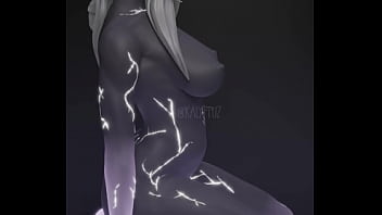 Etheria gets on her knees and poses for you while she rides a dildo and a buttplug [Fortnite] (TurnTable)