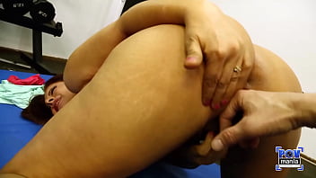 Blowjob at the Gym! Latina Cougar Nicky Ferrari Milks Stud Miles Long!