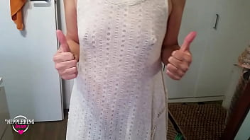 nippleringlover changing clothes - pierced pussy &_ large gauge pierced nipples