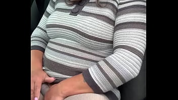 Kelly cd horny car drive and carpark wank