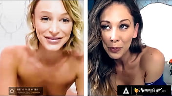 MOMMYSGIRL Thirsty Emma Hix And Stepmom Cherie DeVille Share Their Wet Pussy On Cam
