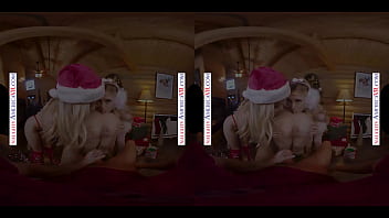 Naughty America - Jazlyn Ray, Melody Marks, and Rory Knox spend Christmas vacation sharing the big cock of their ski instructor