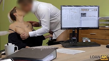 LOAN4K. Hot MILF doesnt mind having sex to fix her issues with money