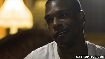 Old gay getting pummeled hard from behind by this black stud