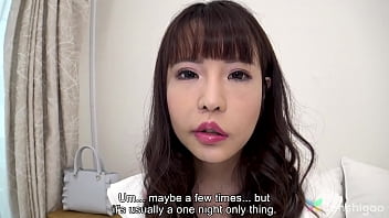 Aya comes to our Japanese love hotel and agrees to interview to be a JAV in our Japanese porn site - Watch her strip naked 1st time on camera pt 2