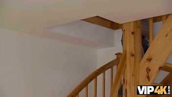 VIP4K. Tricky old guy has a nice twosome with naive daughter-in-law