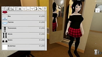 Roshutsu [SFM Hentai game] Ep.1 exhibitionist japanese girl naked in the public street