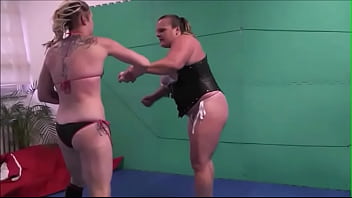Female Wrestling / Female Fighting Anna Konda, Veve Lane, Rocket