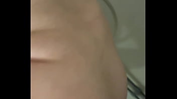 Sex in the shower with slim amateur couple vertical video portrait mode