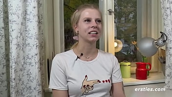 Ersties Girl Pixi Does Herself With a Heart Shaped Butt Plug