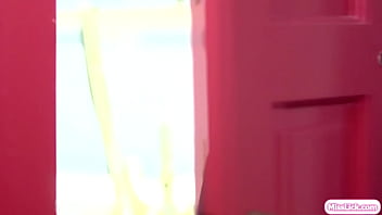 Blonde teacher facesit her asian student