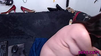 mature bdsm lady anal toying