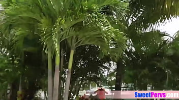 Three busty bikini teens Nikki Sweets Mina Moon and Alessia Luna fucked by the pool outdoor