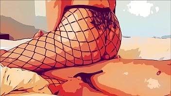Sexy blonde comic sucks and fucks