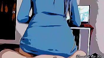 Mi Cu&ntilde_ada Caliente Quiere Aprender a Jugar Videos Juegos Sentada en mis Piernas Parte 2 - Version Cartoon