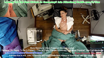 $CLOV - Freshman Kendra Heart Gets Mandatory New Student Physical &amp_ Gyno Exam From Doctor Tampa &amp_ Nurse Lenna Lux At GirlsGoneGyno.com