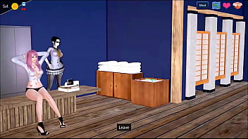 5 - Mythic Manor - Two sexy horny roomates playing with her huge boobs (dubbing)