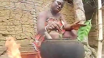 SHE CAUGHT ME FUCKING MY STEP BROTHER IN MY step GRANDMOTHER'_S HOUSE AND SHE JOINED US, MY SIN SOMEWHERE IN AFRICA scene2