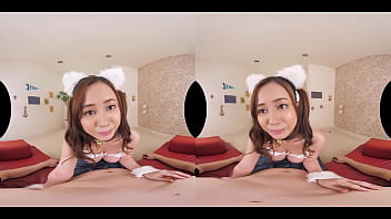 吉川あいみ　VR作品　～猫の恩返し～ 飼ってた愛猫が爆乳の女の子になってご奉仕中出しエッチだにゃん