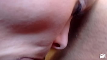 Stepdaughter gives daddy nice blowjob on close up and then is fucked hardcore