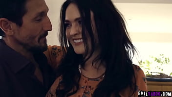 Krissy Lynn and stepdauther Kamryn Jade are lucky to have Tommy Gunn after Krissys hubby was gone. comforts them by started a 3some session.