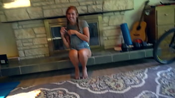 Sexy Young Maid Convinced To Try Porn For 1st Time: BrandiBraids