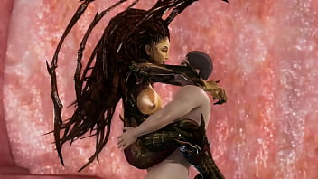 Starcraft - Kerrigan gets creampied - 3D Porn