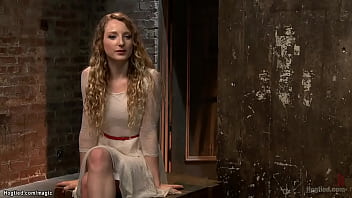 Blonde slaves fingered and vibed