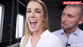 HER LIMIT - (Alexis Crystal &amp_ Luca Ferrero) Slutty Czech Blondie Takes A Huge Cock Up In Her All Holes