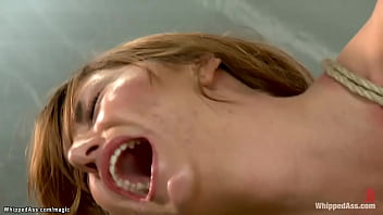 Bound lesbian spanked by doctor