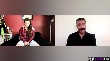 Pervy counselor Charles Dera started his online counseling with troubled teen Keisha Grey. He manipulates her to do a sexy cam show until she cum.