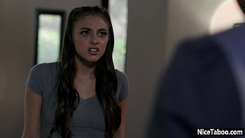 Stepdad spanked and fucked amazing big ass babes Gia Derza ass after blowjob