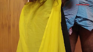 Hot Housewife and Tenant Casual Home fucking and cum on tits