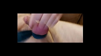 Bashing and busting my balls until I cum