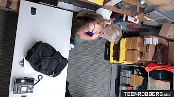 Creepy Officer Young Thief with Jail - Teenrobbers.com