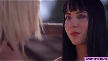 Aiden use strapon and fuck Goths pussy