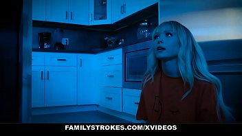 FamilyStrokes - Stepbrother Stepsister (Lilly Bell) To Munch On His Cock