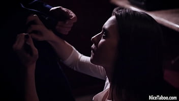 Perverted big ass waitress Jill Kassidy seduced a big cock boss in his bar