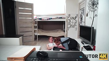 TUTOR4K. English instructor gives a pleasant blowjob and gets drilled