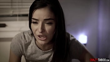 Petite teen and her stepsister fuck with their stepuncle hardcore