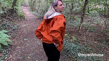 Luna Green goes in search of chestnuts and finds a nice big cock for her ass
