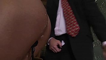 Gorgeous victim, Antinia LaRouge gets training outdoor. Part 2. Sucks it, and gets it.