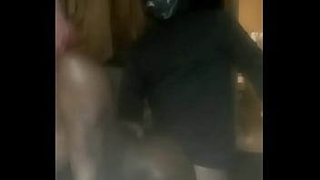 Midget fucks black girl real hard in hotel