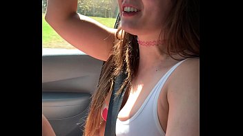 Brunette Babe Abbie Maley Public Sex on Tennis Court