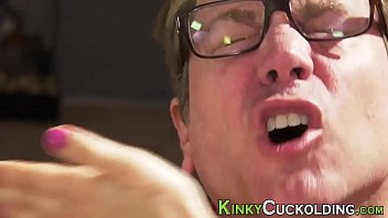 Milf and teen cuckold riding big black cocks