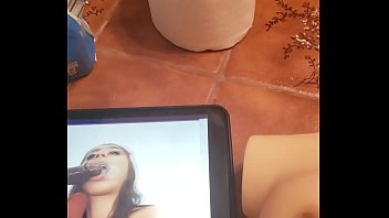 Luvs2cumm69 makes himself cum to Violet Myers while fucking torso doll