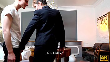 TUTOR4K. Tutor makes man weak in his knees so he cant stop fucking MILF